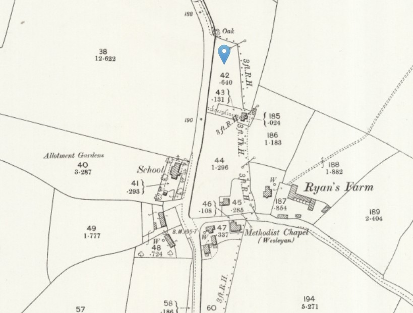OS 25 Map Plot A37A Albert Biddlecombe