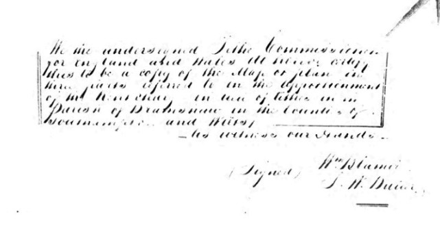 Parish of Bramshaw Wilts Map Part 1 Title notes